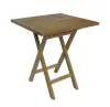Product image 1 of the product “Square Table, 75 cm Height | Teak Wood, Natural Finish ”